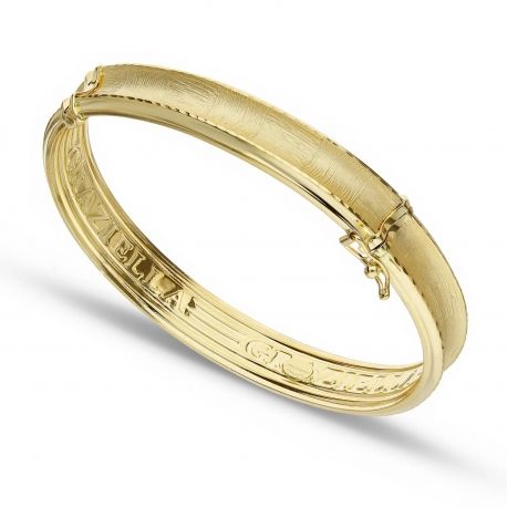 Bracciale Graziella Rigido in Oro 18 Carati da Donna