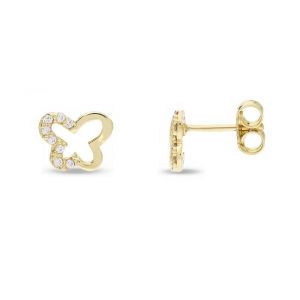 Boucles d'oreilles jaune or...