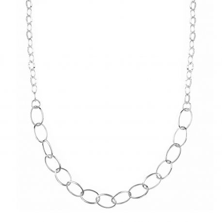 18k White Gold Chain Necklace