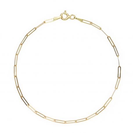 Yellow Gold 18k Yellow Gold Bracelet in Oval Mesh