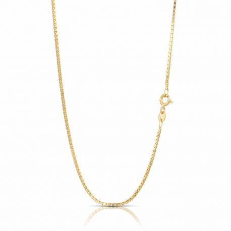 Ketting Venetiaans Gouden Geel 18k Lang 61 cm