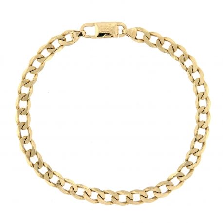 Pulsera Grumetta en oro amarillo 18k