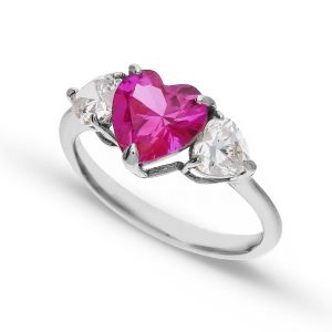 Love Ring 18K valkokulta