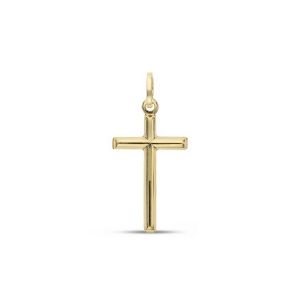 Gelbgold Kreuz Anhänger 18k