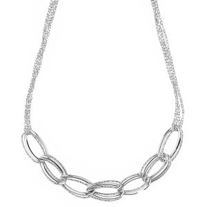 18k White Gold Chain Necklace