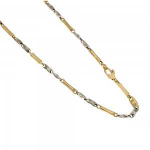 yellow and white gold 18k...