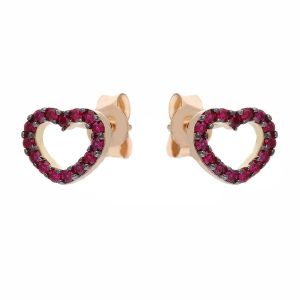 Heart Shaped Lobo Earrings...