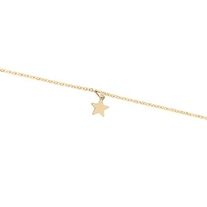 18k Yellow Gold Anklet with...