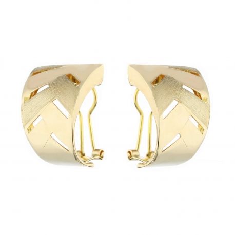 Pendientes en oro amarillo 18k